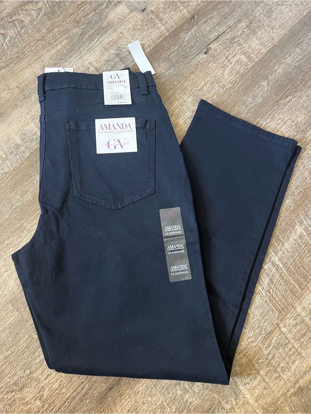Gloria Vanderbilt Amanda Classic Jeans- Size 14